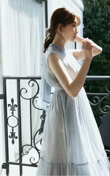 Herlipto Tulip Chiffon Long Dress