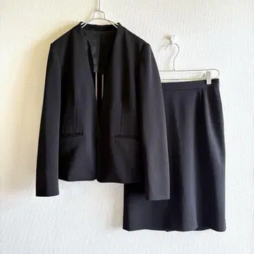 그린 라벨 릴랙싱 셋업 워셔블 블랙 38