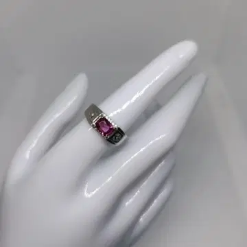 스피넬 스톤 부착 반지