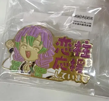 귀멸의 칼날 기둥 카페 칸로지 미츠리 연주를 응원합니다 핀 배지