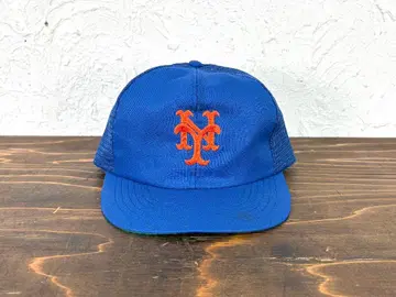 80s 90s MLB 공식 뉴욕 메츠 메쉬 캡