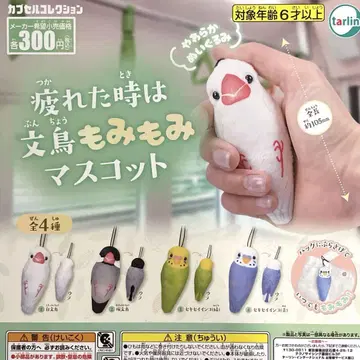 피곤할 땐 문조 주물럭 마스코트 전 4종 컴플리트