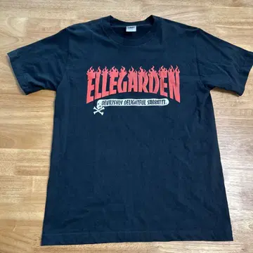 ELLEGARDEN 블랙 티셔츠 Small