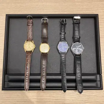 SEIKO 아날로그 시계 4개 세트