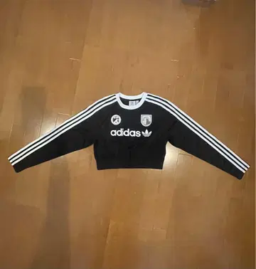 adidas 크롭T셔츠 M 블랙