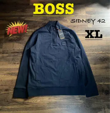 BOSS 스웨트 셔츠 하프 지퍼