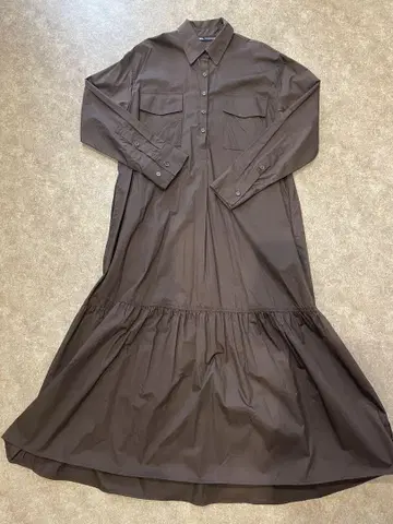 ZARA 브라운 셔츠 원피스