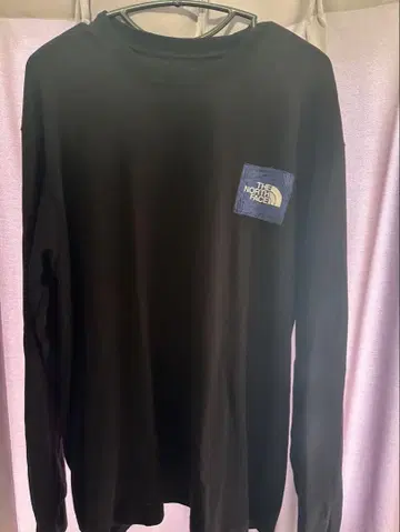 THE NORTH FACE 블랙 롱 슬리브 T셔츠 XL