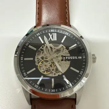 FOSSIL 자동 태엽 스켈레톤 시계