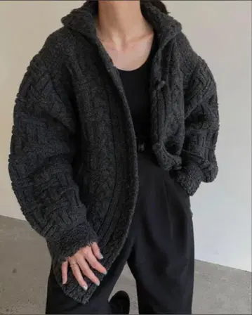clane CABLE Knit CARDIGAN