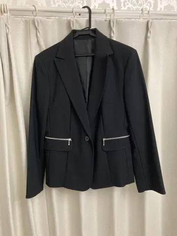 블랙 테일러드 자켓