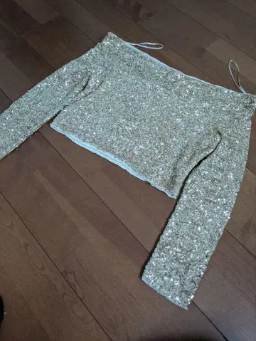 ZARA, 스팽글, 오프숄더 상의, 댄스, 포멀
