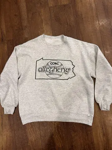 russel 빈티지 그레이 맨투맨 allegheny CCAC