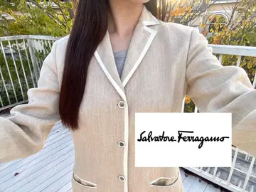 Salvatore Ferragamo 테일러드 자켓 베이지