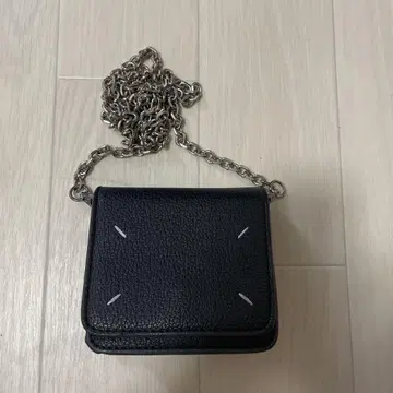 가죽 숄더백 블랙