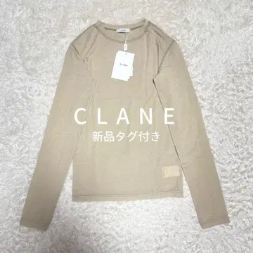 25년 CLANE 클라네 COMFORTABLE CREW TOPS 베이지