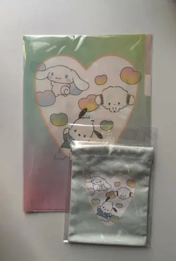 [ 익명 배송 ] 산리오 시나모롤&코기민&포차코 복조리 및 클리어 파일