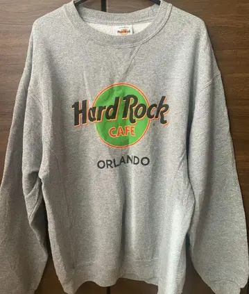 Hard Rock Cafe 하드 록 카페 그레이 트레이닝복 맨투맨