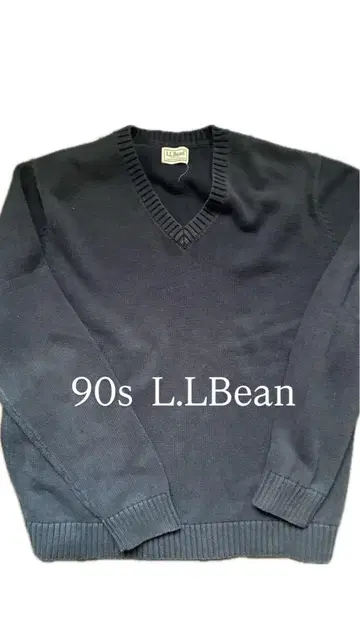 90s L.L.BeanV 넥 스웨터