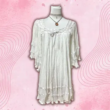 가격 인하 vintage 그리스 튜닉 화이트 로키에 모리걸