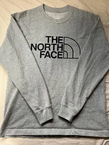 THE NORTH FACE 그레이 긴팔 티셔츠 M