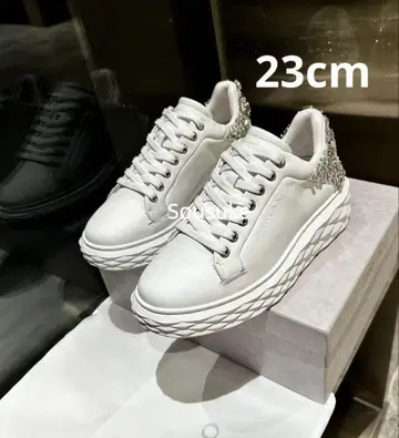 JIMMY CHOO Diamond 스니커즈 23cm 내퍼 가죽