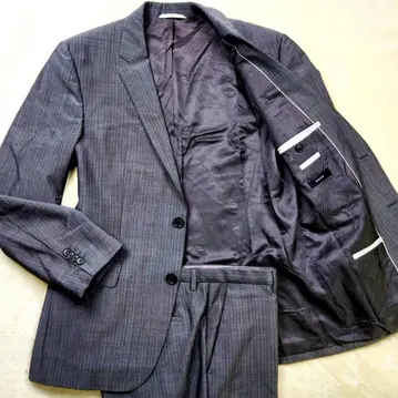 HUGO BOSS 셋업 수트 스트라이프 자켓 50 모헤어