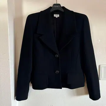 FOXEY 테일러드 자켓 블랙 42