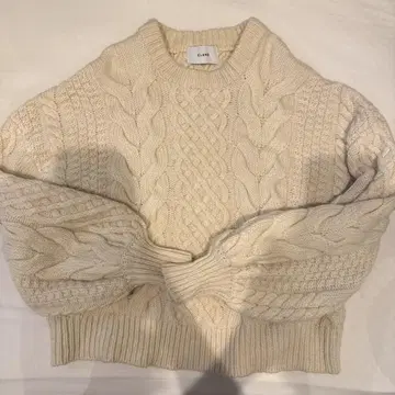 CLANE 케이블 짜임 니트