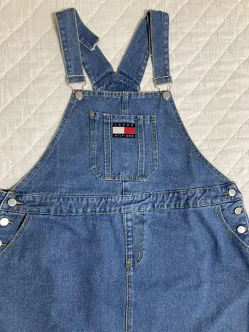 새상품급 데님 살로펫 스커트 리메이크품 4XL