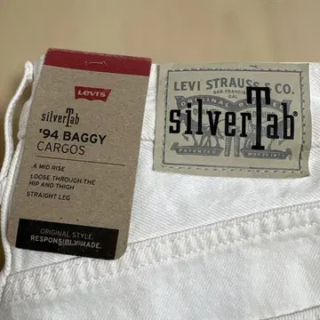 Levi's silverTab '94 BAGGY CARGOS 화이트