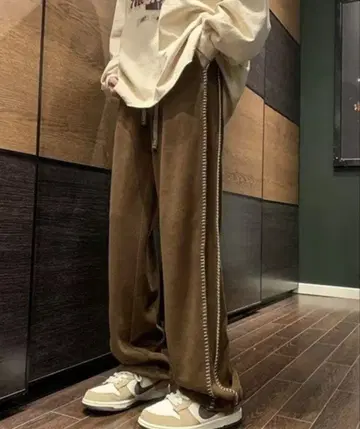코듀로이 와이드 이지 팬츠