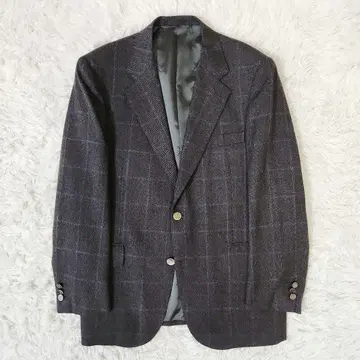 새상품급 캐시미어 혼방 고급 자켓 Hickey Freeman 체크 일본제