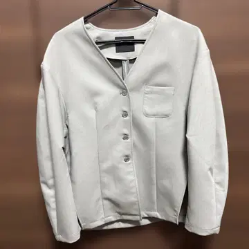 KBF 노카라 자켓 셋업 민트 그린
