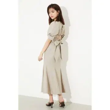 백리본 머메이드 원피스