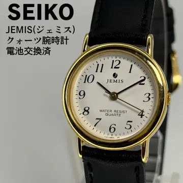 미사용품 SEIKO 세이코 제미스 쿼츠 손목시계 배터리 교환 완료