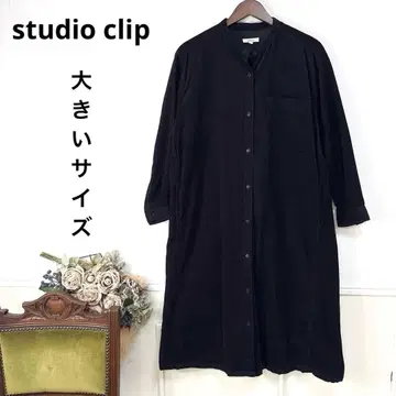 28 새상품급 빅 사이즈 studio clip 코듀로이 원피스