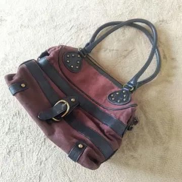 mit mitte 백 다크 브라운 USED 느낌이 멋스러운 가죽