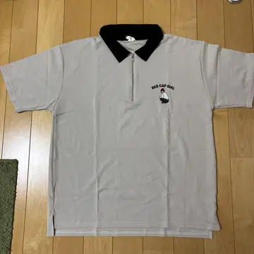 RED CAP GIRL 그레이 피케 셔츠