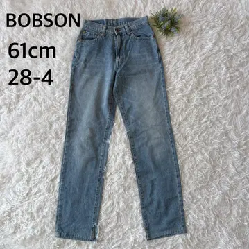 보브슨 BOSSON 데님 팬츠 청바지 스트레이트 여성용 블루