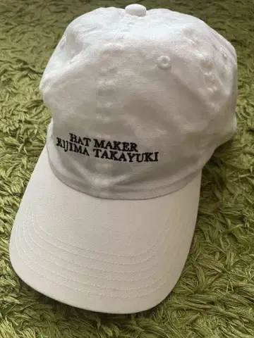 KlJIMA TAKAYUKI 자수 화이트 화이트 캡