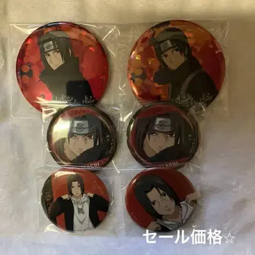 NARUTO 돌풍전 [ 우치하 이타치 ] 캔뱃지 6개 세트
