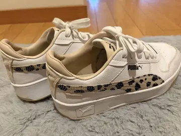 PUMA 레오파드 무늬 스니커즈 24.5cm