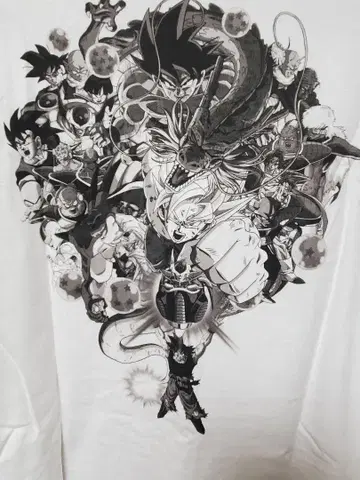 DRAGON BALL x UNIQLO 콜라보 티셔츠 세트
