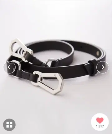 [ GRANCY ] 카라비너 디자인 가죽 벨트