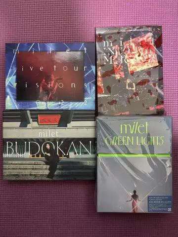 milet 초회 생산 한정판 Blu-ray 4점 세트