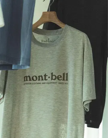 [ 별주 ] mont-bell 로고 프린트 T셔츠 S사이즈