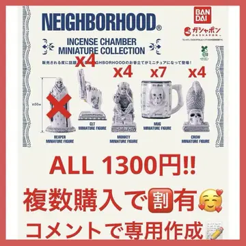 NEIGHBORHOOD 미니어처 피규어 컬렉션