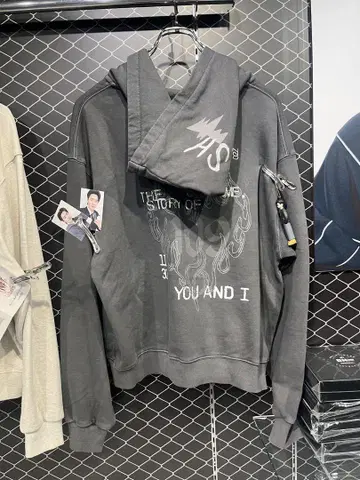 성훈 후디 차콜 사이즈 XL Artist-Made