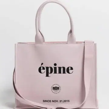 epine logo tote bag large pink